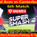 Today Match Prediction-AA vs CK-Dream11-Super Smash T20 2024-25-6th Match-Who Will Win