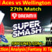 Today Match Prediction-AA vs WF-Dream11-Super Smash T20 2024-25-27th Match-Who Will Win