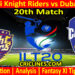 Today Match Prediction-ADKR vs DC-IL T20 2025-20th Match-Who Will Win