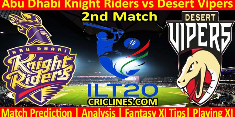 Today Match Prediction-ADKR vs DV-IL T20 2025-2nd Match-Who Will Win