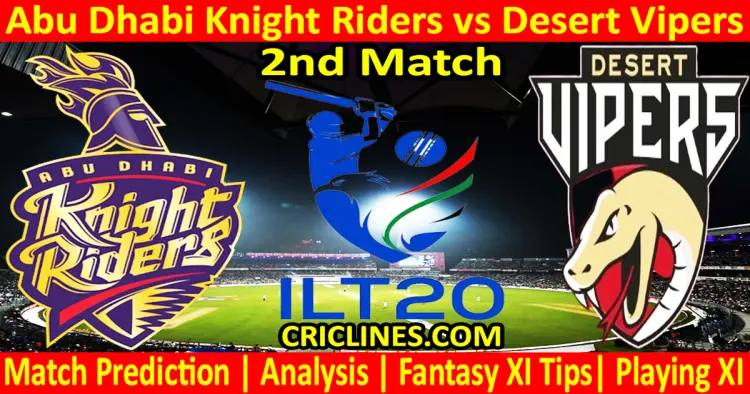 Today Match Prediction-ADKR vs DV-IL T20 2025-2nd Match-Who Will Win