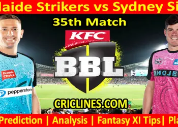 Today Match Prediction-ADS vs SYS-Dream11-BBL T20 2024-25-35th Match-Who Will Win