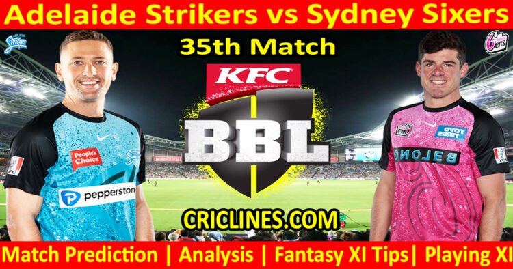 Today Match Prediction-ADS vs SYS-Dream11-BBL T20 2024-25-35th Match-Who Will Win