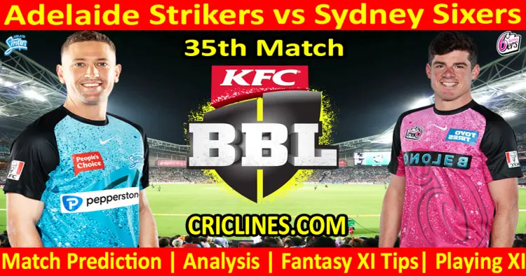 Today Match Prediction-ADS vs SYS-Dream11-BBL T20 2024-25-35th Match-Who Will Win