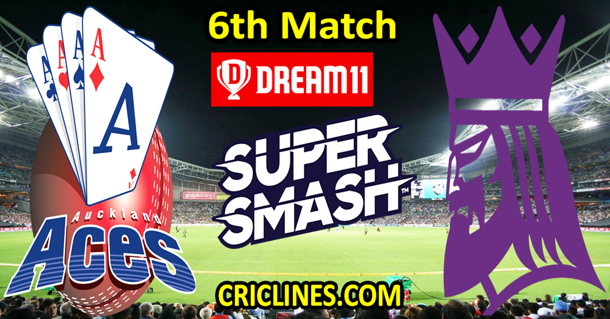 Today Match Prediction-Auckland Aces vs Canterbury Kings-Dream11-Super Smash T20 2024-25-6th Match-Who Will Win