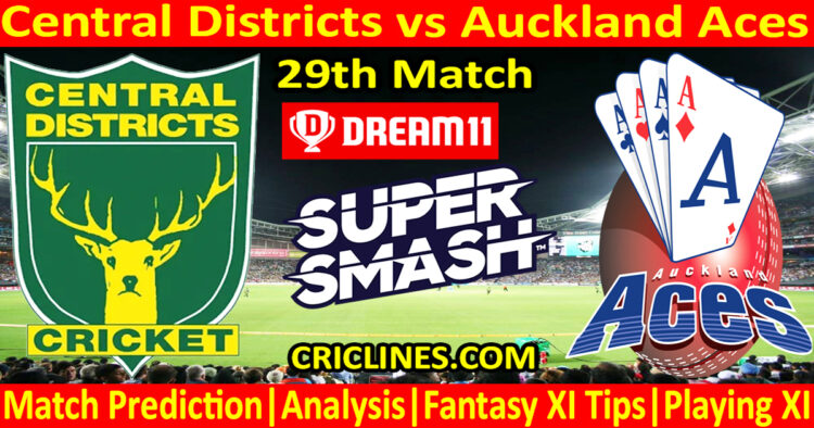 Today Match Prediction-CD vs AA-Dream11-Super Smash T20 2024-25-29th Match-Who Will Win