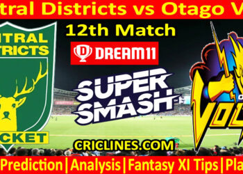 Today Match Prediction-CD vs OV-Dream11-Super Smash T20 2024-25-12th Match-Who Will Win