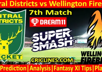 Today Match Prediction-CD vs WF-Dream11-Super Smash T20 2024-25-7th Match-Who Will Win