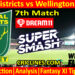 Today Match Prediction-CD vs WF-Dream11-Super Smash T20 2024-25-7th Match-Who Will Win