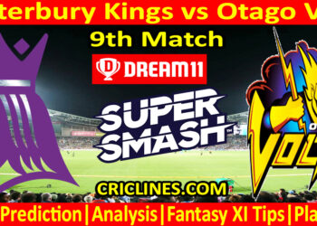 Today Match Prediction-CK vs OV-Dream11-Super Smash T20 2024-25-9th Match-Who Will Win