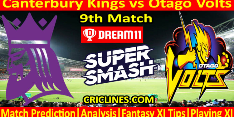 Today Match Prediction-CK vs OV-Dream11-Super Smash T20 2024-25-9th Match-Who Will Win