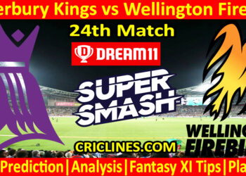 Today Match Prediction-CK vs WF-Dream11-Super Smash T20 2024-25-24th Match-Who Will Win