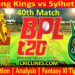 Today Match Prediction-CKS vs SLS-Dream11-BPL T20-2024-25-40th Match-Who Will Win