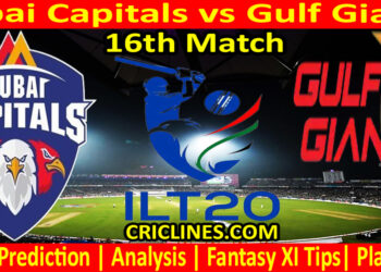 Today Match Prediction-DC vs GG-IL T20 2025-16th Match-Who Will Win