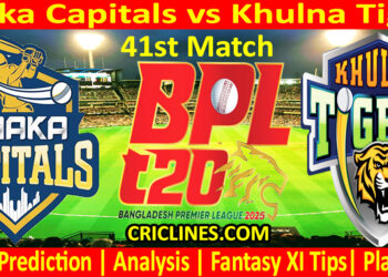Today Match Prediction-DC vs KT-Dream11-BPL T20-2024-25-41st Match-Who Will Win