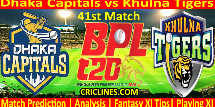 Today Match Prediction-DC vs KT-Dream11-BPL T20-2024-25-41st Match-Who Will Win