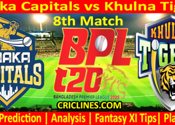 Today Match Prediction-DC vs KT-Dream11-BPL T20-2024-25-8th Match-Who Will Win