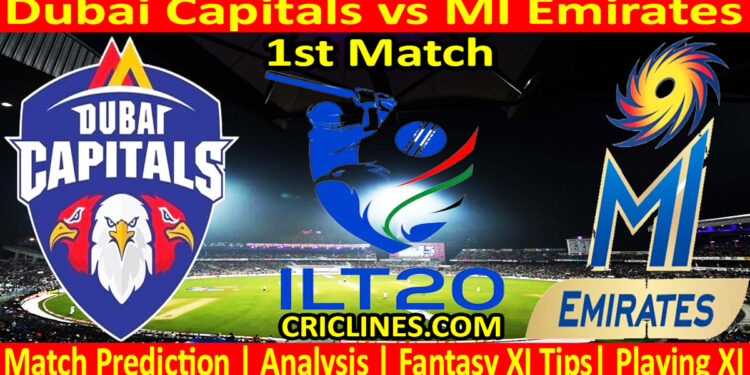 Today Match Prediction-DC vs MIE-IL T20 2025-1st Match-Who Will Win