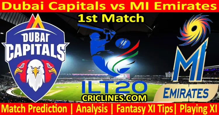 Today Match Prediction-DC vs MIE-IL T20 2025-1st Match-Who Will Win