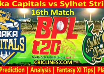 Today Match Prediction-DC vs SLS-Dream11-BPL T20-2024-25-16th Match-Who Will Win