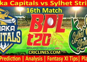 Today Match Prediction-DC vs SLS-Dream11-BPL T20-2024-25-16th Match-Who Will Win