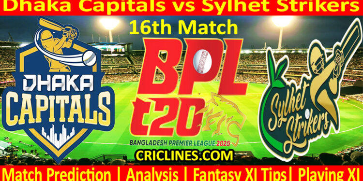 Today Match Prediction-DC vs SLS-Dream11-BPL T20-2024-25-16th Match-Who Will Win