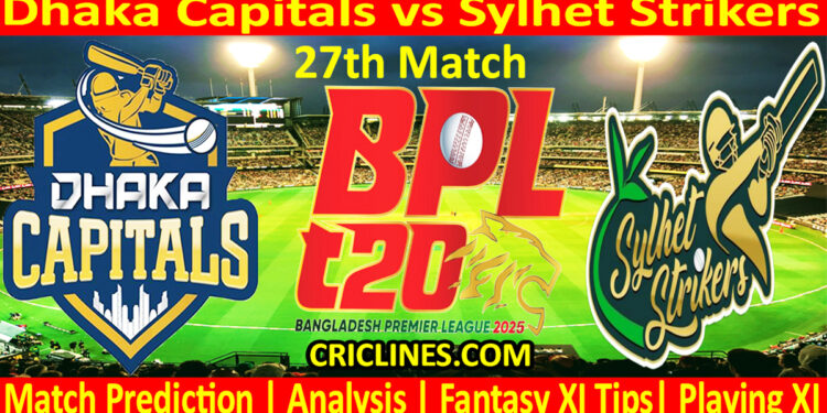Today Match Prediction-DC vs SLS-Dream11-BPL T20-2024-25-27th Match-Who Will Win