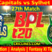 Today Match Prediction-DC vs SLS-Dream11-BPL T20-2024-25-27th Match-Who Will Win