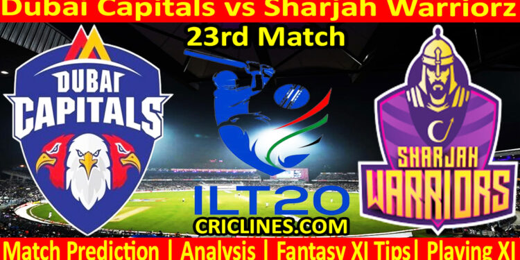 Today Match Prediction-DC vs SW-IL T20 2025-23rd Match-Who Will Win