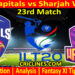 Today Match Prediction-DC vs SW-IL T20 2025-23rd Match-Who Will Win