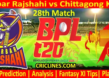 Today Match Prediction-DR vs CKS-Dream11-BPL T20-2024-25-28th Match-Who Will Win