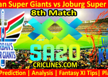 Today Match Prediction-DSG vs JSK-SA20 T20 2025-Dream11-8th Match-Who Will Win
