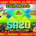 Today Match Prediction-DSG vs MICT-SA20 T20 2025-Dream11-16th Match-Who Will Win