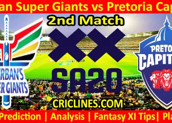 Today Match Prediction-DSG vs PC-SA20 T20 2025-Dream11-2nd Match-Who Will Win