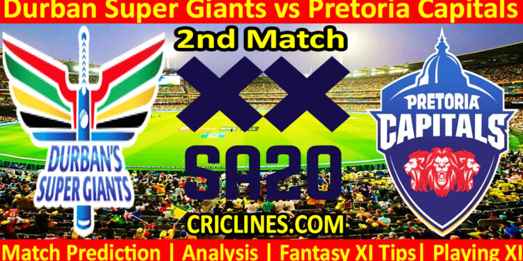 Today Match Prediction-DSG vs PC-SA20 T20 2025-Dream11-2nd Match-Who Will Win