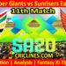 Today Match Prediction-DSG vs SEC-SA20 T20 2025-Dream11-11th Match-Who Will Win