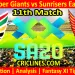 Today Match Prediction-DSG vs SEC-SA20 T20 2025-Dream11-11th Match-Who Will Win