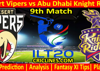Today Match Prediction-DV vs ADKR-IL T20 2025-9th Match-Who Will Win