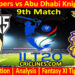Today Match Prediction-DV vs ADKR-IL T20 2025-9th Match-Who Will Win