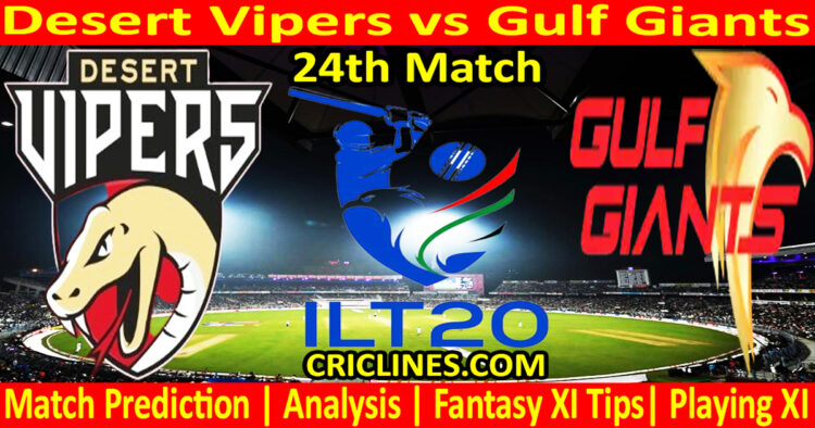 Today Match Prediction-DV vs GG-IL T20 2025-24th Match-Who Will Win