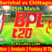 Today Match Prediction-FB vs CKS-Dream11-BPL T20-2024-25-25th Match-Who Will Win