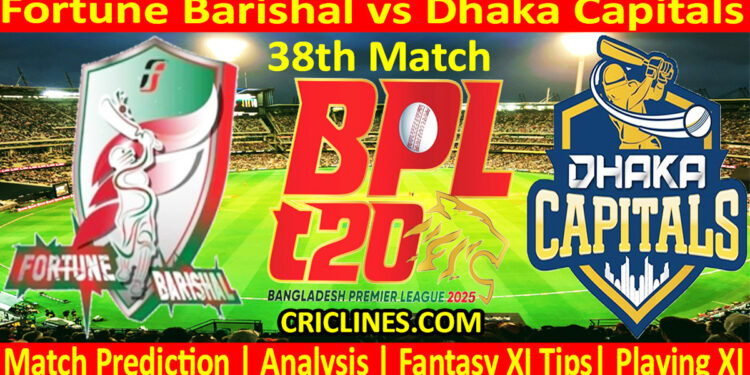 Today Match Prediction-FB vs DC-Dream11-BPL T20-2024-25-38th Match-Who Will Win