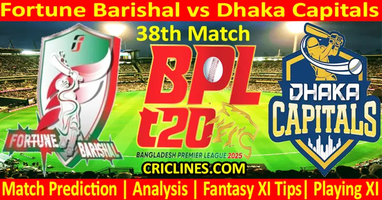 Today Match Prediction-FB vs DC-Dream11-BPL T20-2024-25-38th Match-Who Will Win