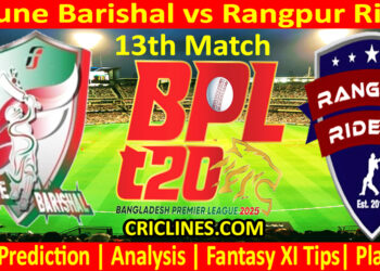 Today Match Prediction-FB vs RR-Dream11-BPL T20-2024-25-13th Match-Who Will Win