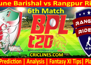 Today Match Prediction-FB vs RR-Dream11-BPL T20-2024-25-6th Match-Who Will Win