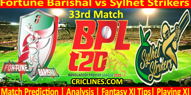 Today Match Prediction-FB vs SLS-Dream11-BPL T20-2024-25-33rd Match-Who Will Win