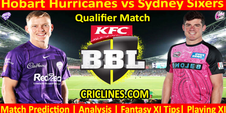 Today Match Prediction-HBH vs SYS-Dream11-BBL T20 2024-25-Qualifier Match-Who Will Win