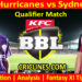 Today Match Prediction-HBH vs SYS-Dream11-BBL T20 2024-25-Qualifier Match-Who Will Win