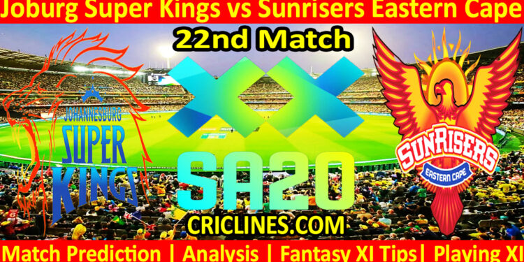 Today Match Prediction-JSK vs SEC-SA20 T20 2025-Dream11-22nd Match-Who Will Win