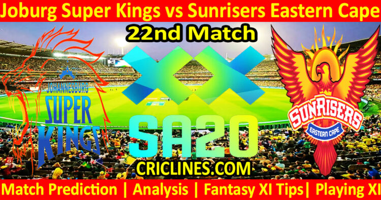 Today Match Prediction-JSK vs SEC-SA20 T20 2025-Dream11-22nd Match-Who Will Win